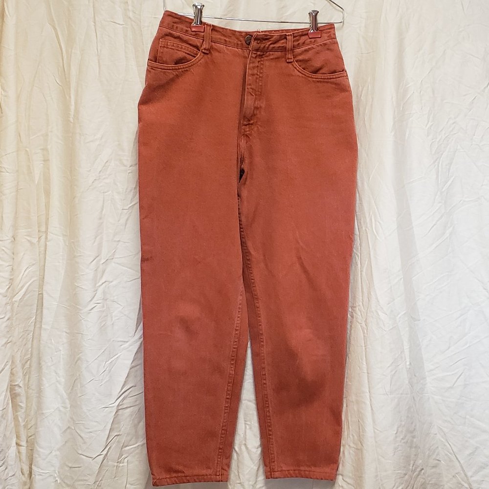 🍁Size 8 Land's End (pre-Sears)  100% cotton jean. Rusty color.